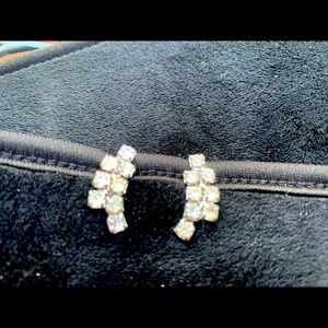 Brilliant shine! Clip on. Adds flair to jeans or ball gowns. Fun  earrings